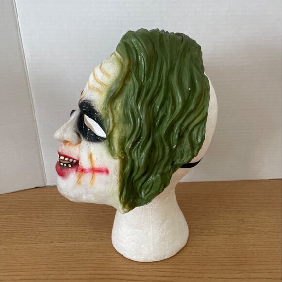 Rubies The Dark Knight Heath Ledger Joker Halloween Mask w Elastic Strap Batman - Picture 2 of 5